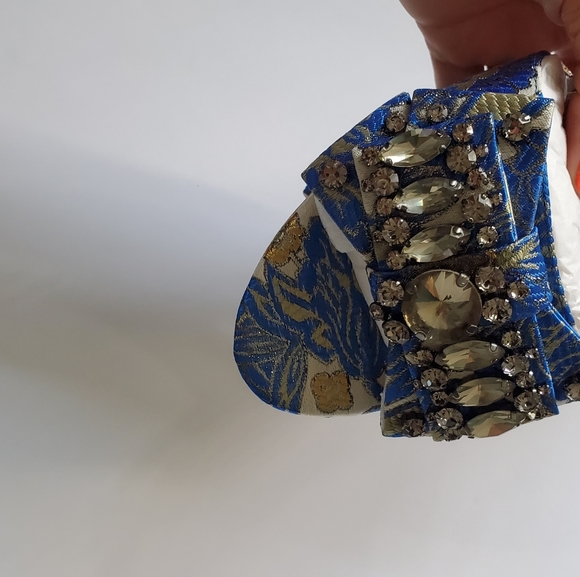 TORY BURCH Valentina Embellished Bow Slide Sandal - Picture 13 of 13